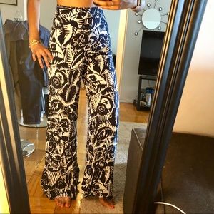 High waisted big flare pants!